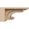 Ekena Millwork 5"W x 10"D x 5"H Wide Alma Rough Cedar Woodgrain TimberThane Corbel, Primed Tan CORUR05X10X05ALMRCPR - alternate 2